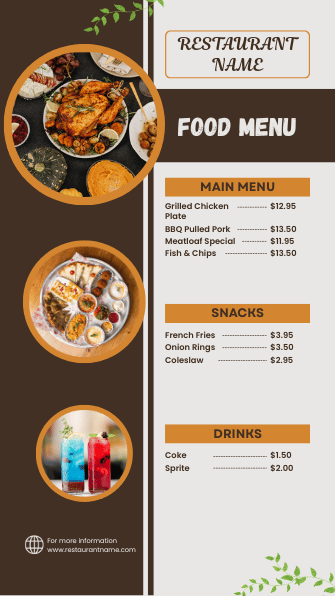 Foodmenu  template